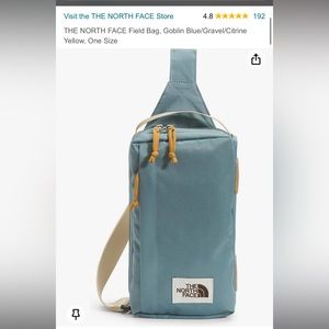 The North Face Field Bag - Goblin Blue / Gravel / Citrine Yellow
